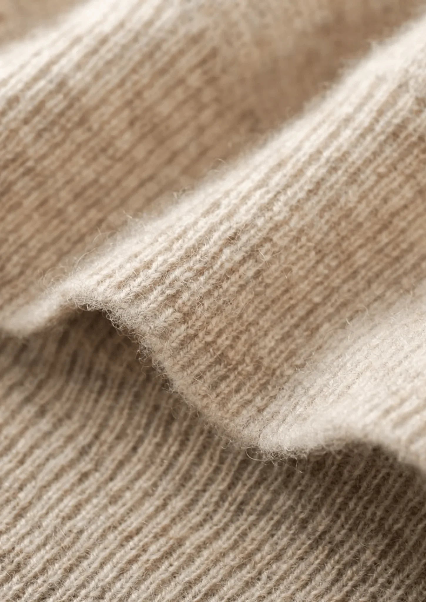 Ekstra İnce Merino Yünü Fermuarlı Kapüşon - Martin Milano