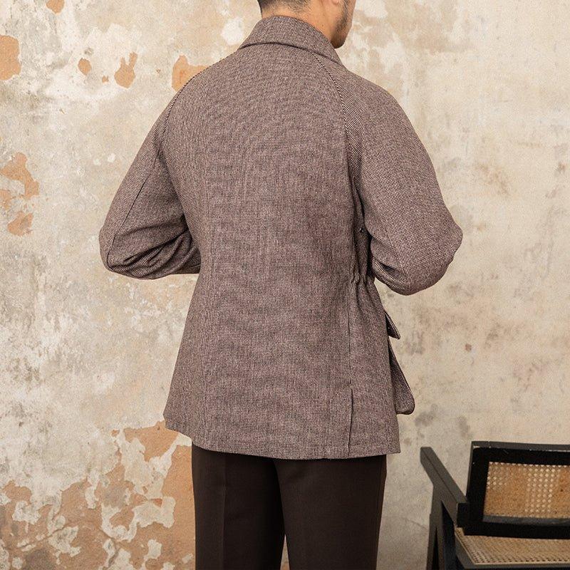 Enzo Yün Houndstooth Kaban - Martin Milano