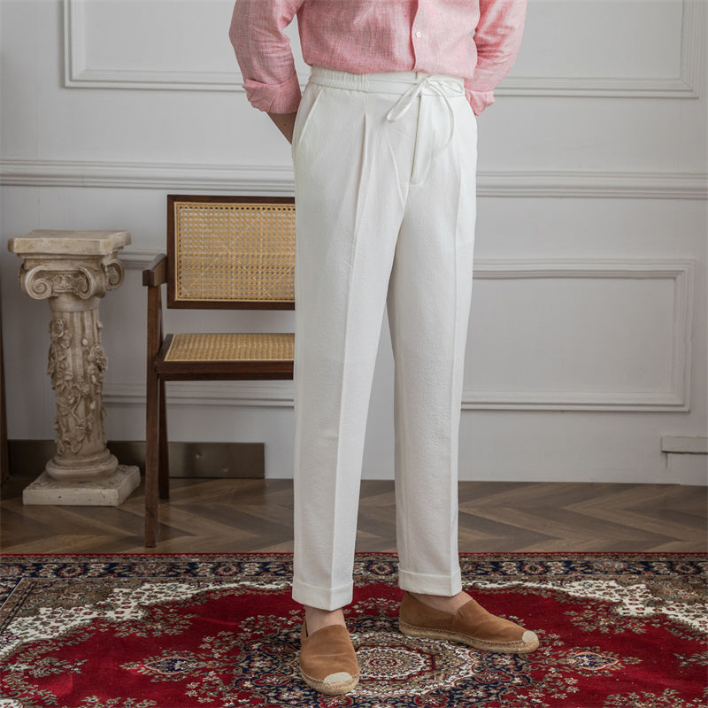 Mykonos Seersucker Luxe Pantolon