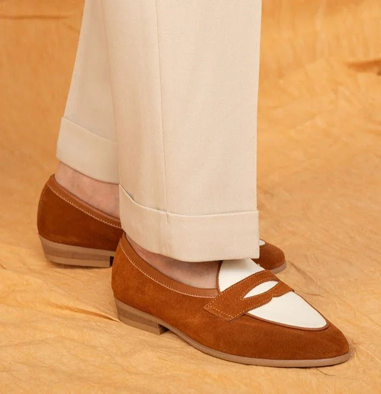 Fransız Süet Belçika Derisi Ayakkabısı - Martin Milano