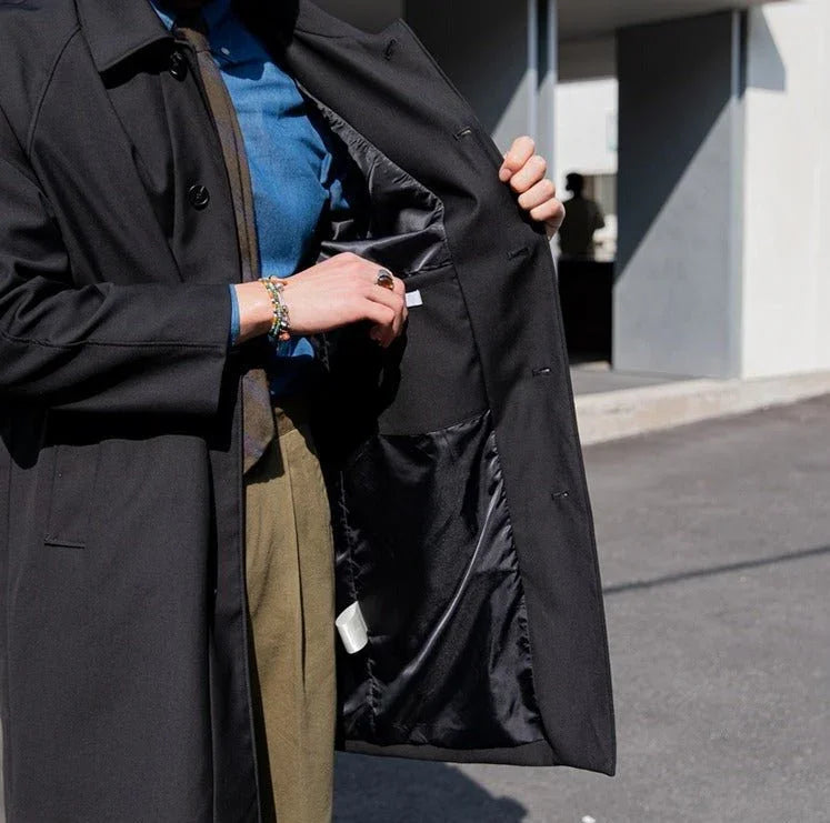 Günlük Demir Düğmeli Trençkot - Martin Milano