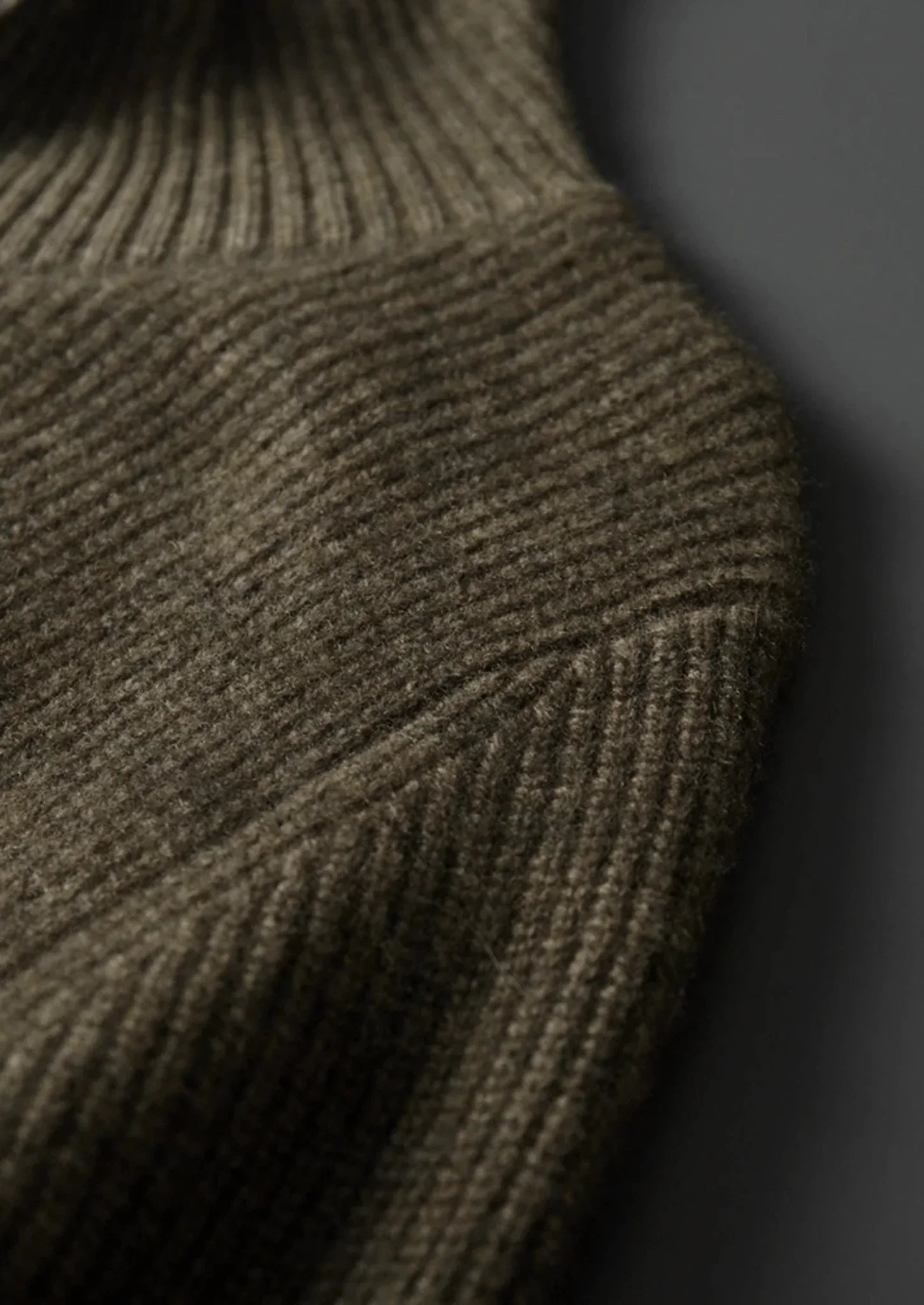 Kaşmir Ribanalı Yaka Hırka - Martin Milano