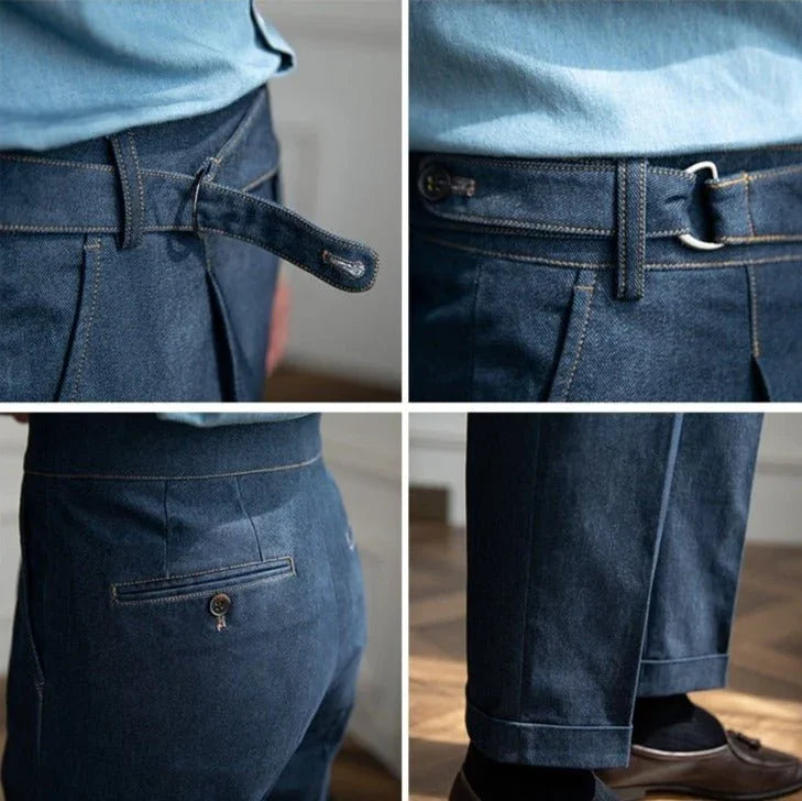 Kot Portovenere Düz Kesim Pantolon - Martin Milano