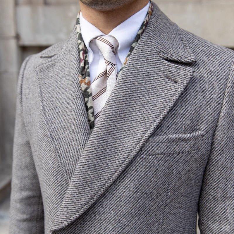 Kral Çift Düğmeli Yün Manto - Martin Milano