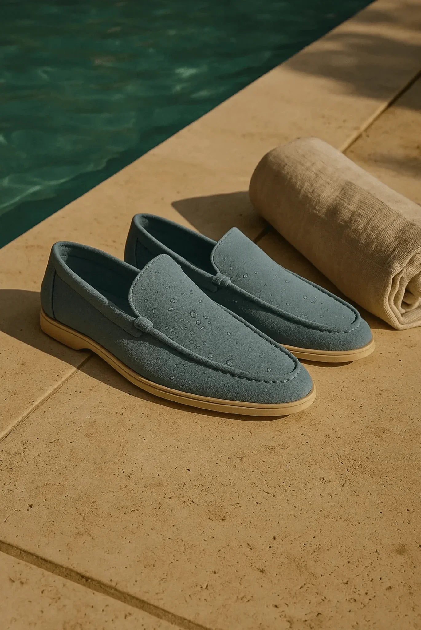 Kraliyet Mavisi Hakiki Loafer - Martin Milano