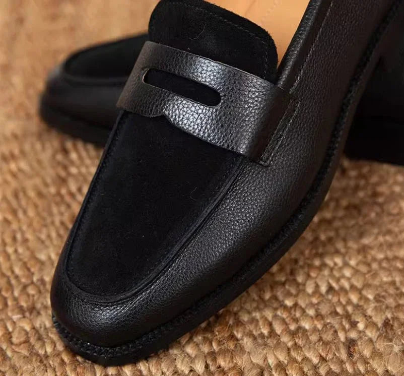 La Roche Süet Penny Loafer - Martin Milano