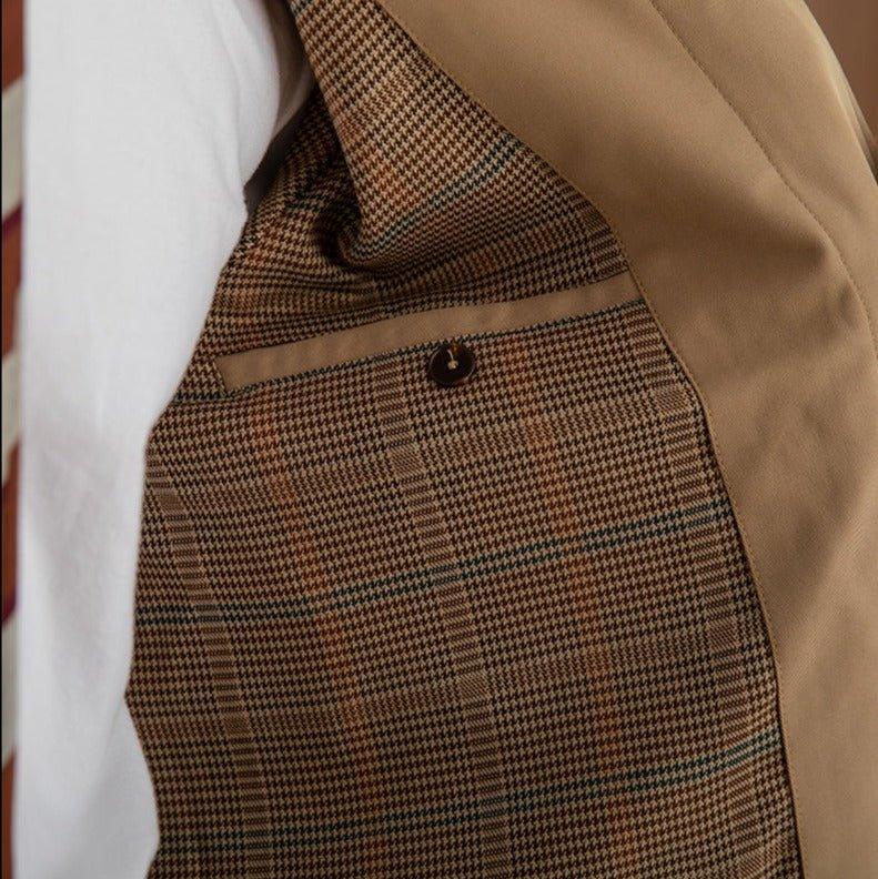 Londra Düz Yakalı Pamuk Karışımlı Trençkot - Martin Milano