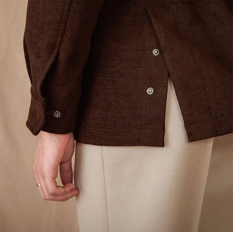 Londra Herringbone Süet Detaylı Ceket - Martin Milano