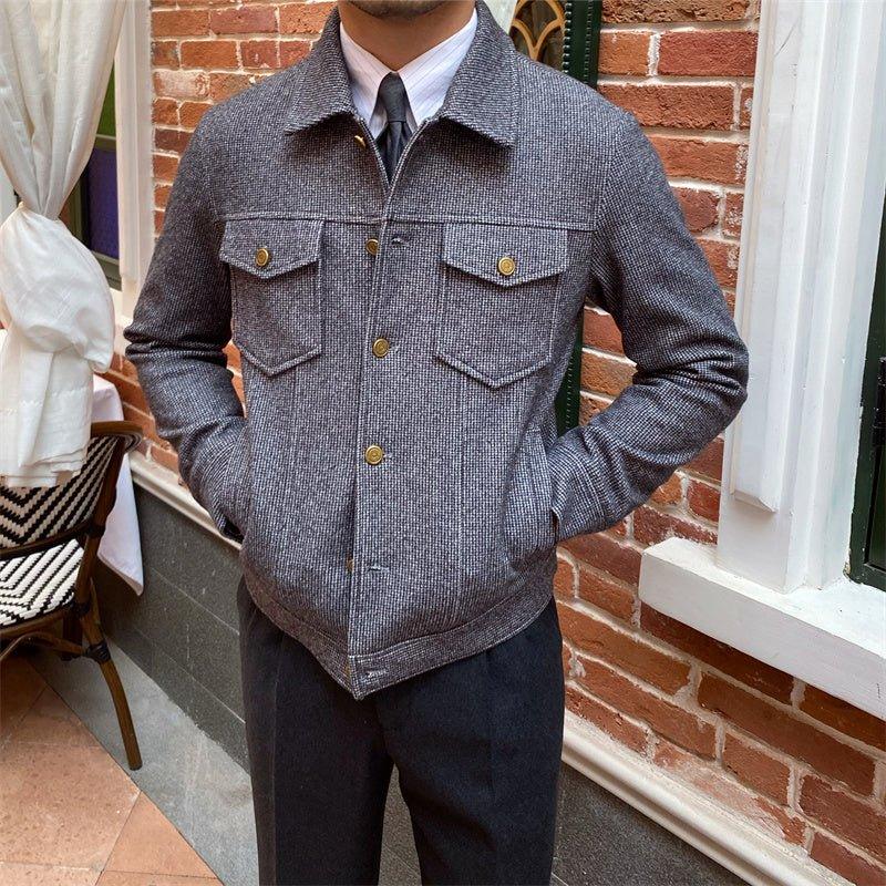 Manchester Düğmeli Ekose Ceket - Martin Milano