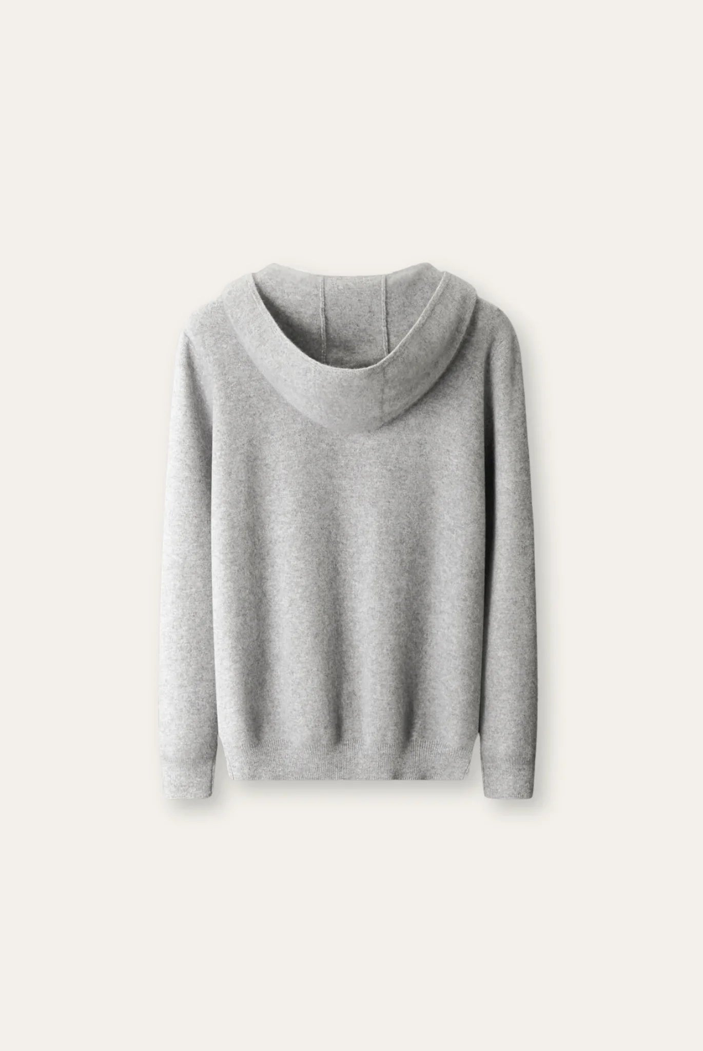 Merino Yünü Fermuarlı Hoodie - Martin Milano