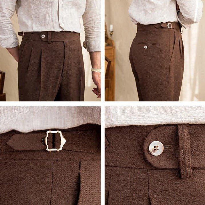 Monterosso Seersucker Fırfırlı Pantolon - Martin Milano