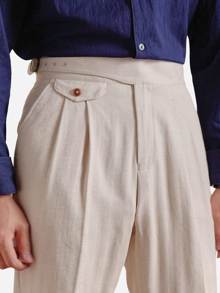 Napoli Keten Pantolon - Martin Milano