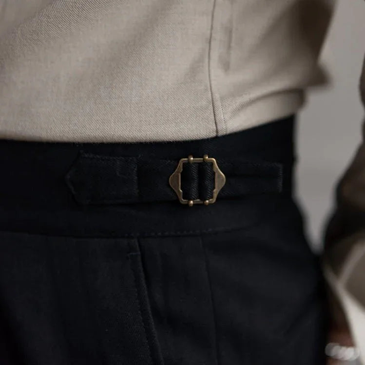 Napolitan Yüksek Bel İtalyan Pantolonu - Martin Milano