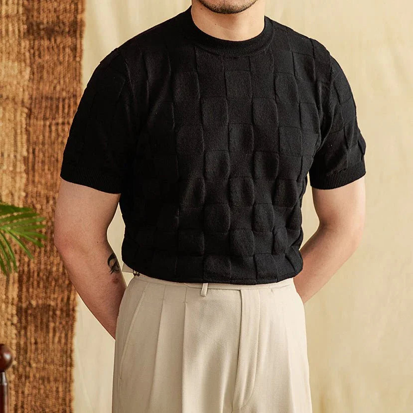 Pamuk 3D Örgü Tişört - Martin Milano