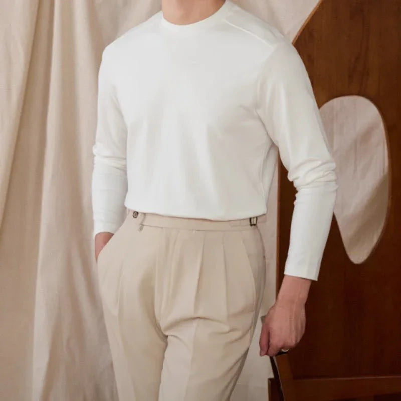 Pamuk Yumuşak Dokunuşlu Uzun Kollu Tişört - Martin Milano