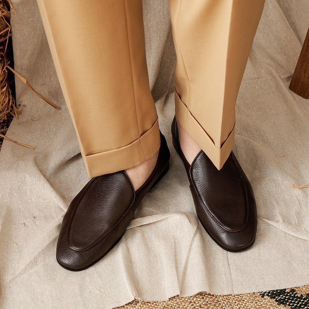 Paris Nappa Düğmeli Belçika Loafer - Martin Milano