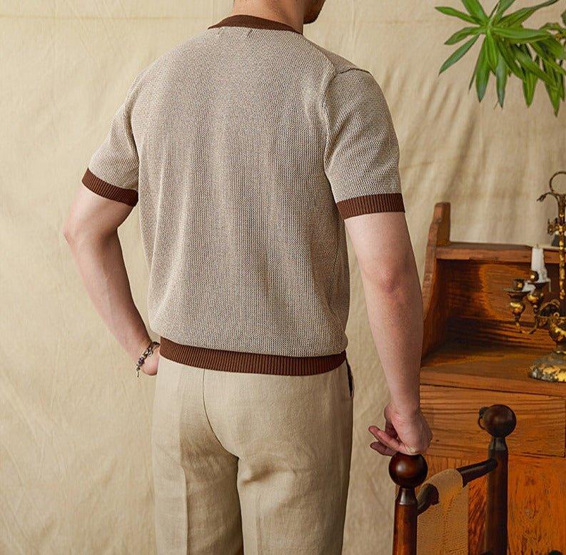 Pellegrini Kontrast Kısa Kollu Tişört - Martin Milano