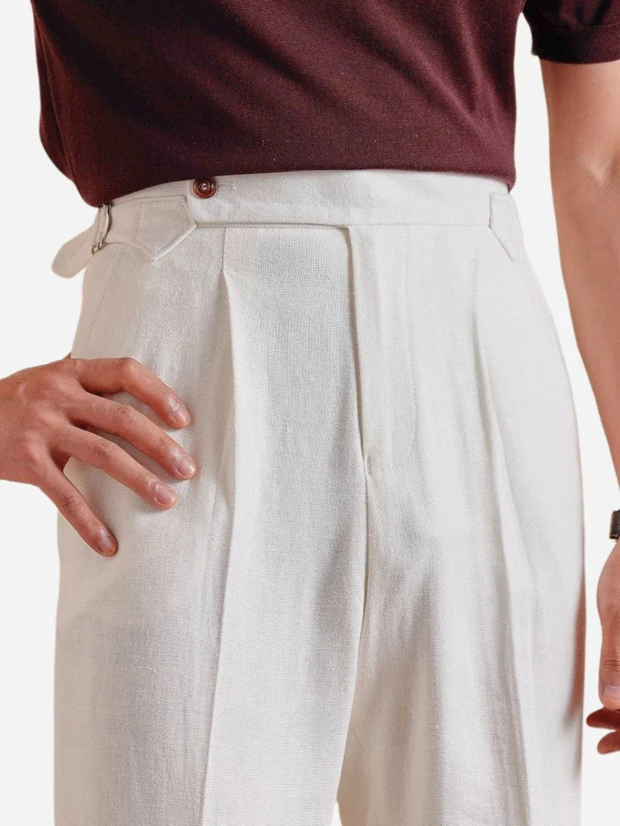 PortoFino Keten Karışımı Pantolon - Martin Milano