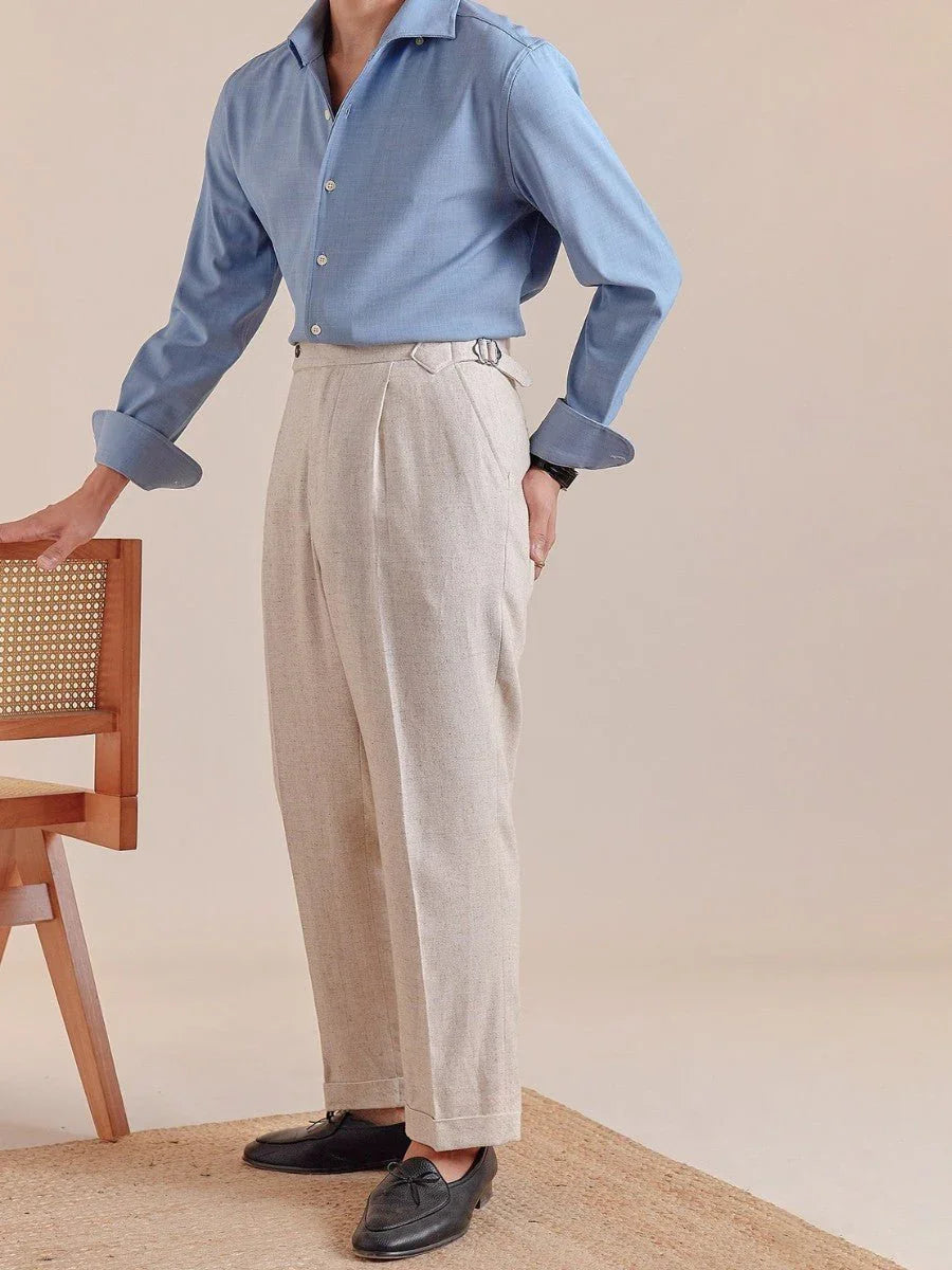 PortoFino Keten Karışımı Pantolon - Martin Milano