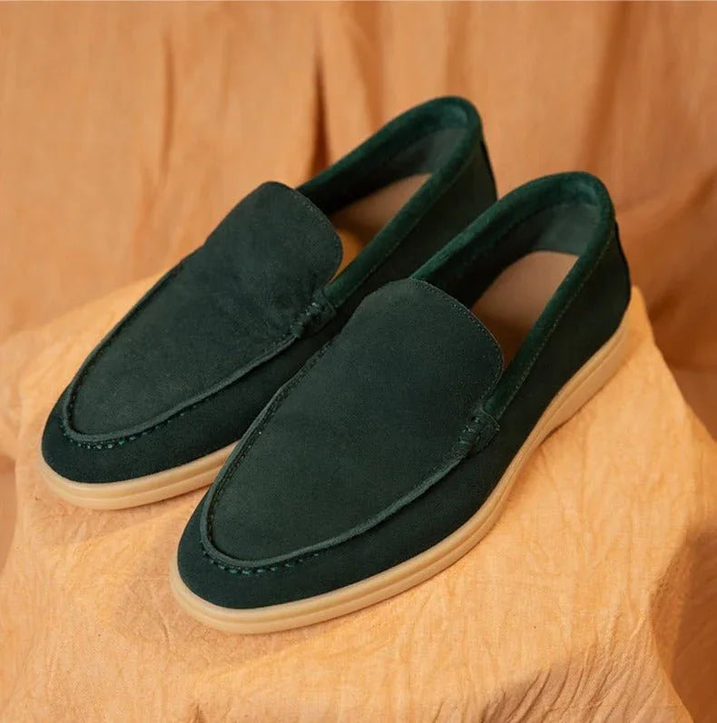 Positano Süet Loaferlar - Martin Milano