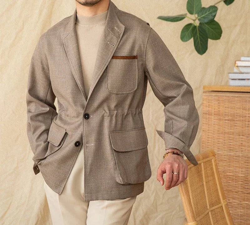 Prato Süet Detaylı Blazer - Martin Milano