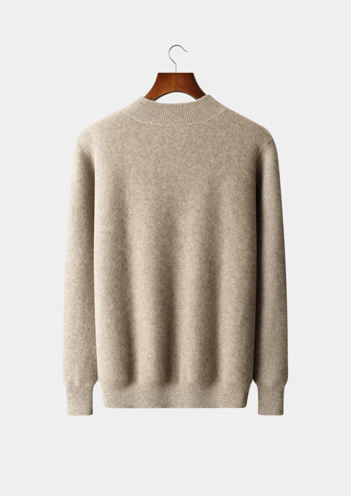 Premium Kaşmir İki Renkli Fermuarlı Kazak - Martin Milano