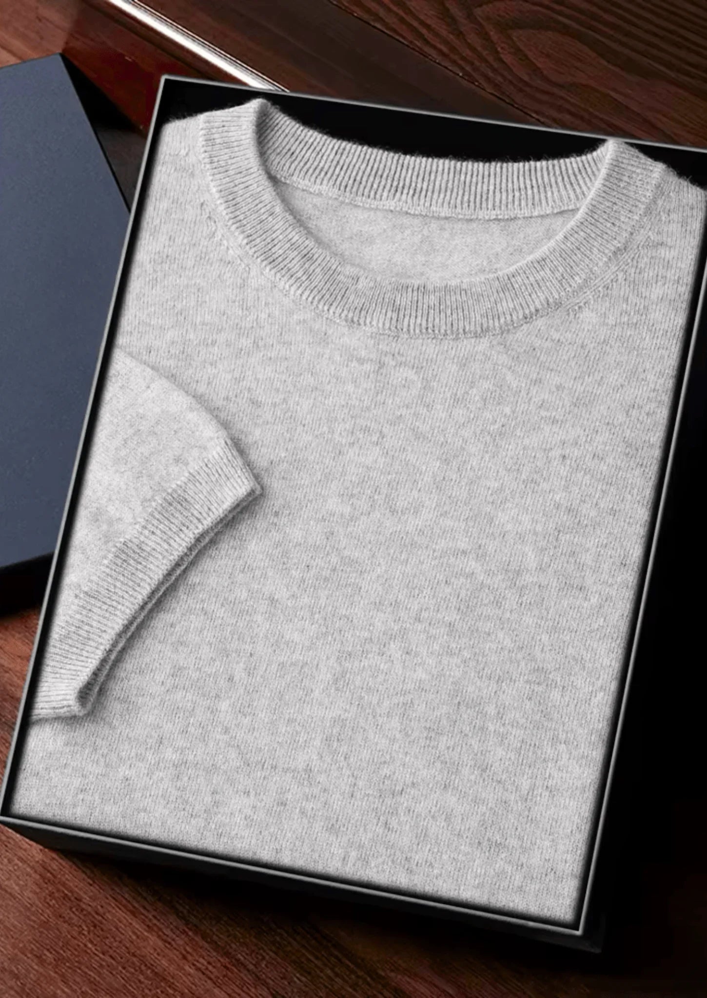 Premium Kaşmir Klasik Bisiklet Yaka Tişört - Martin Milano