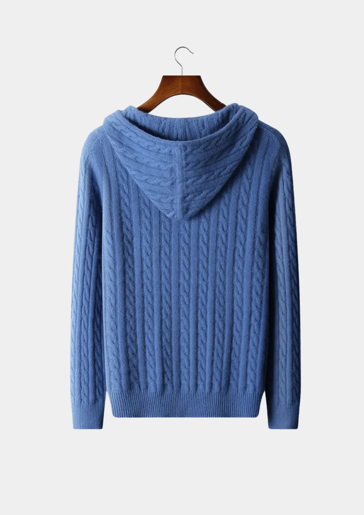 Premium Kaşmir Örgü Fermuarlı Kapüşonlu - Martin Milano