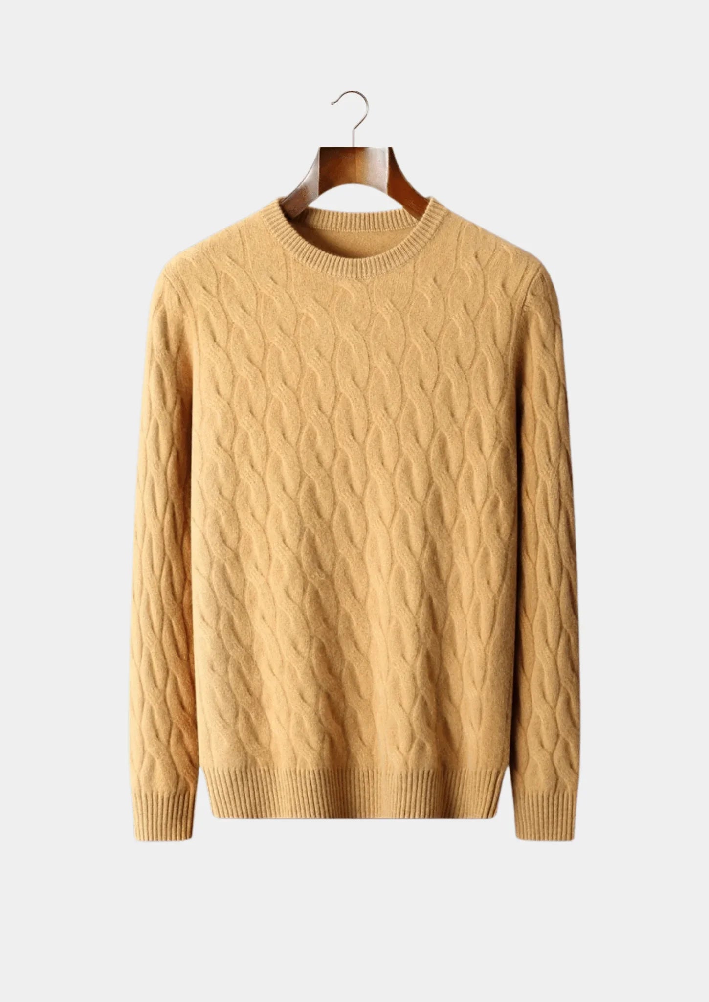 Premium Kaşmir Örgü Yuvarlak Yaka Kazak - Martin Milano