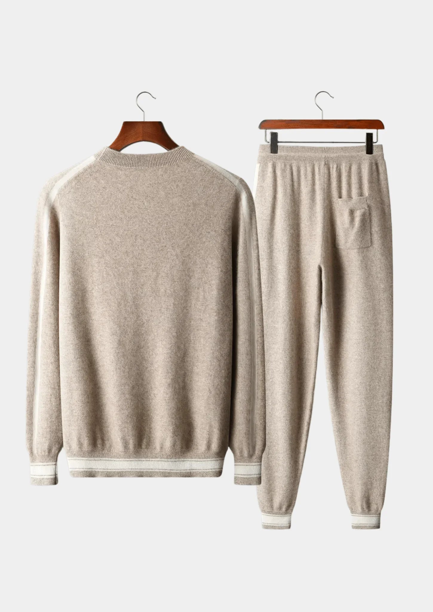 Premium Kaşmir Relax Çizgili Takım - Martin Milano