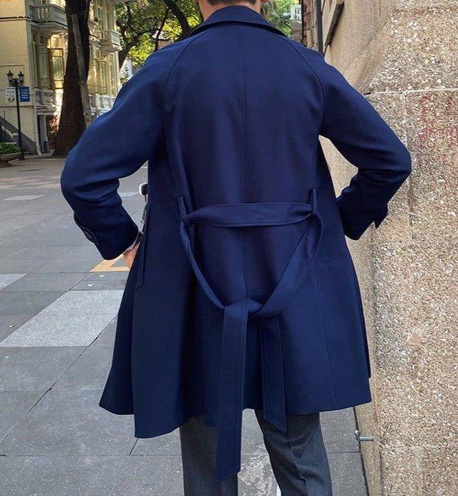 Roma Kemerli Yün Karışımı Trençkot - Martin Milano