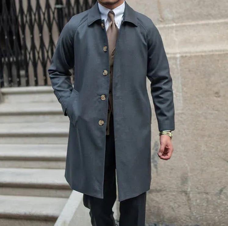 Roma Kemerli Yün Karışımı Trençkot - Martin Milano