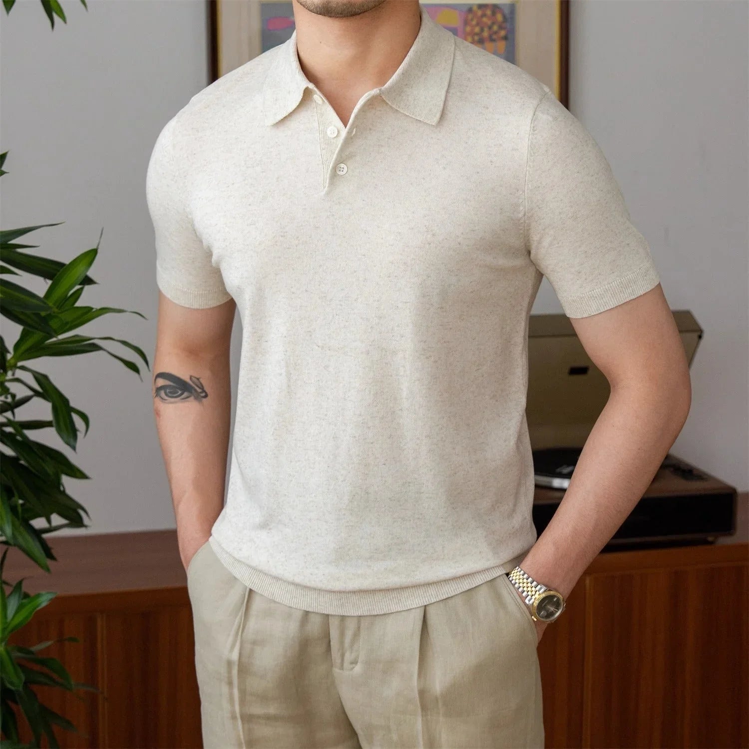 Roma Örgü Polo Bluz - Martin Milano