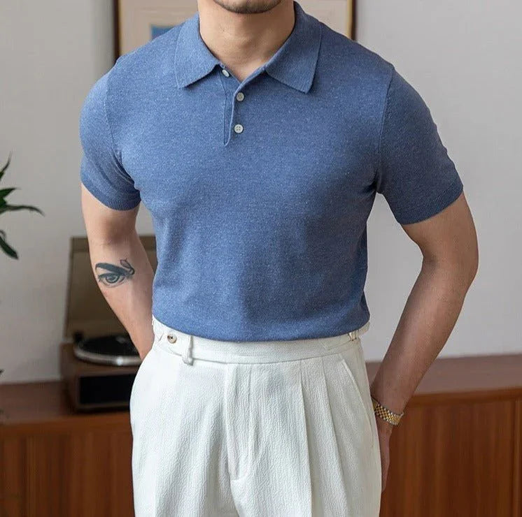 Roma Örgü Polo Bluz - Martin Milano