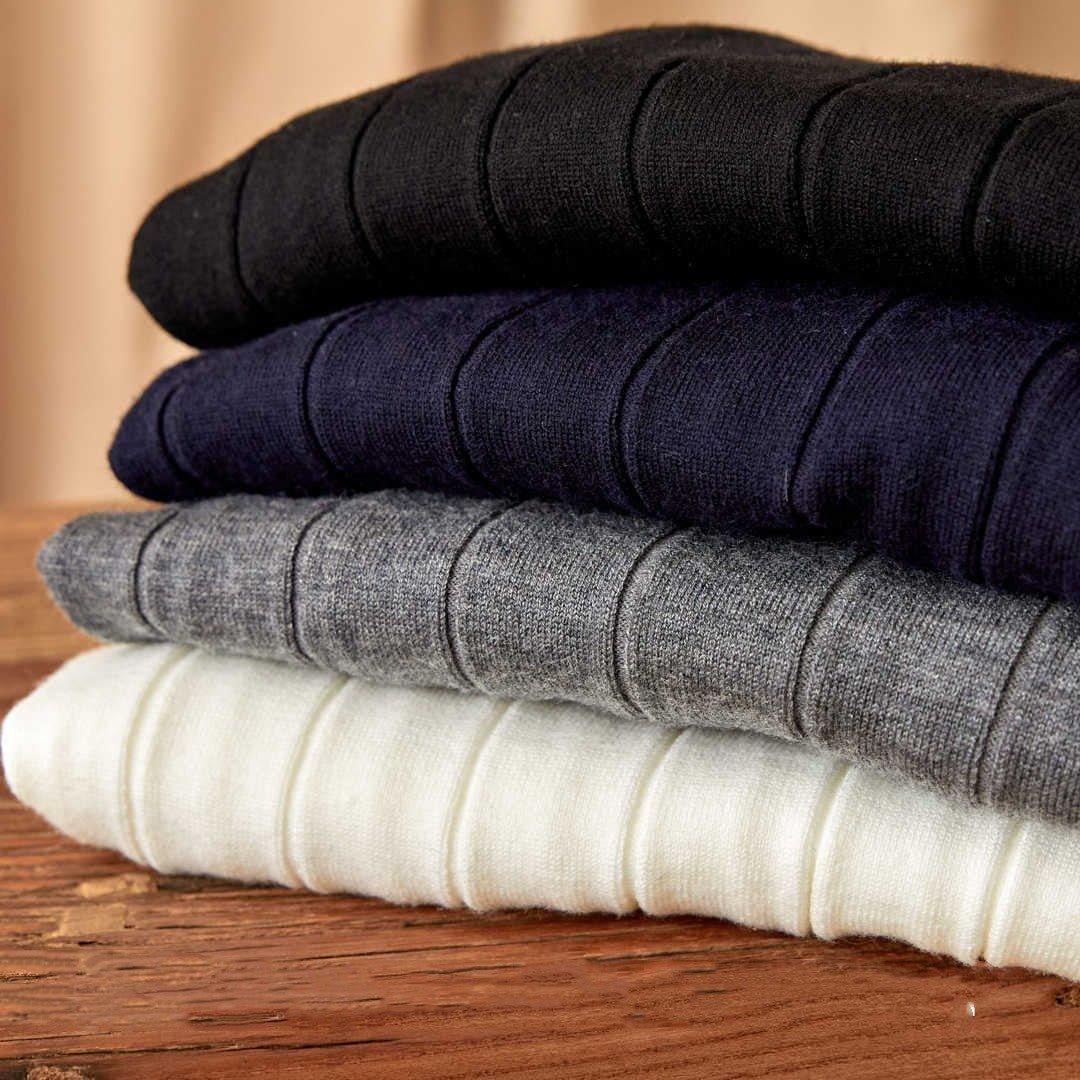 Roma Yün İpek Uzun Kollu Kazak - Martin Milano