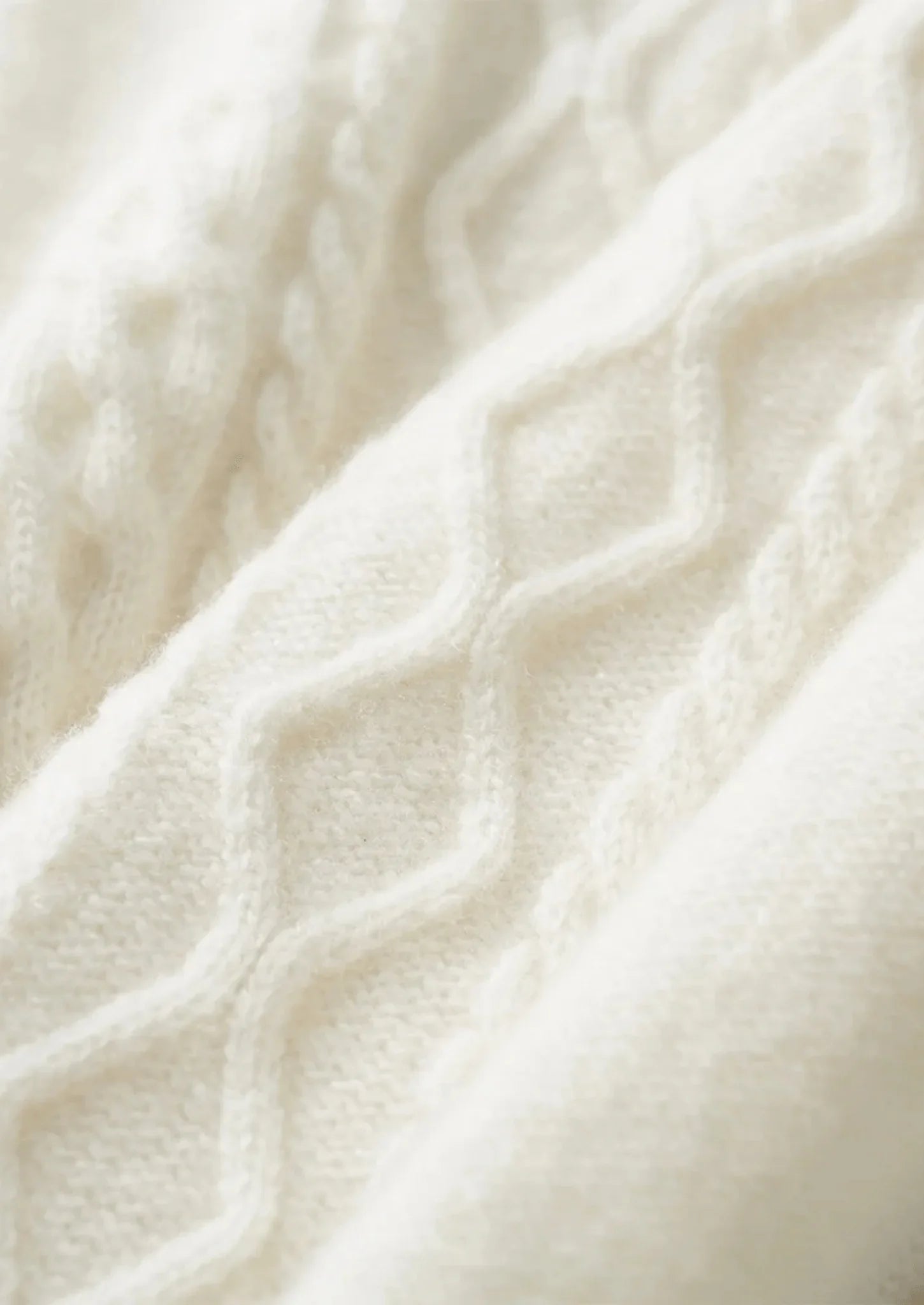 Saf Ekstra İnce Merino Yünü Boğazlı Triko - Martin Milano