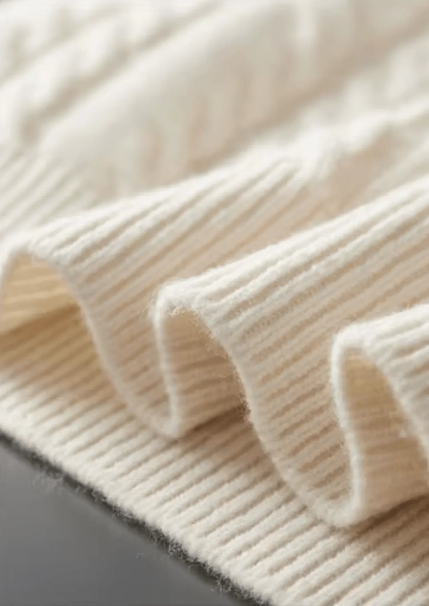 Saf Ekstra Ince Merino Yünü Çizgili Yarım Fermuarlı Kazak - Martin Milano