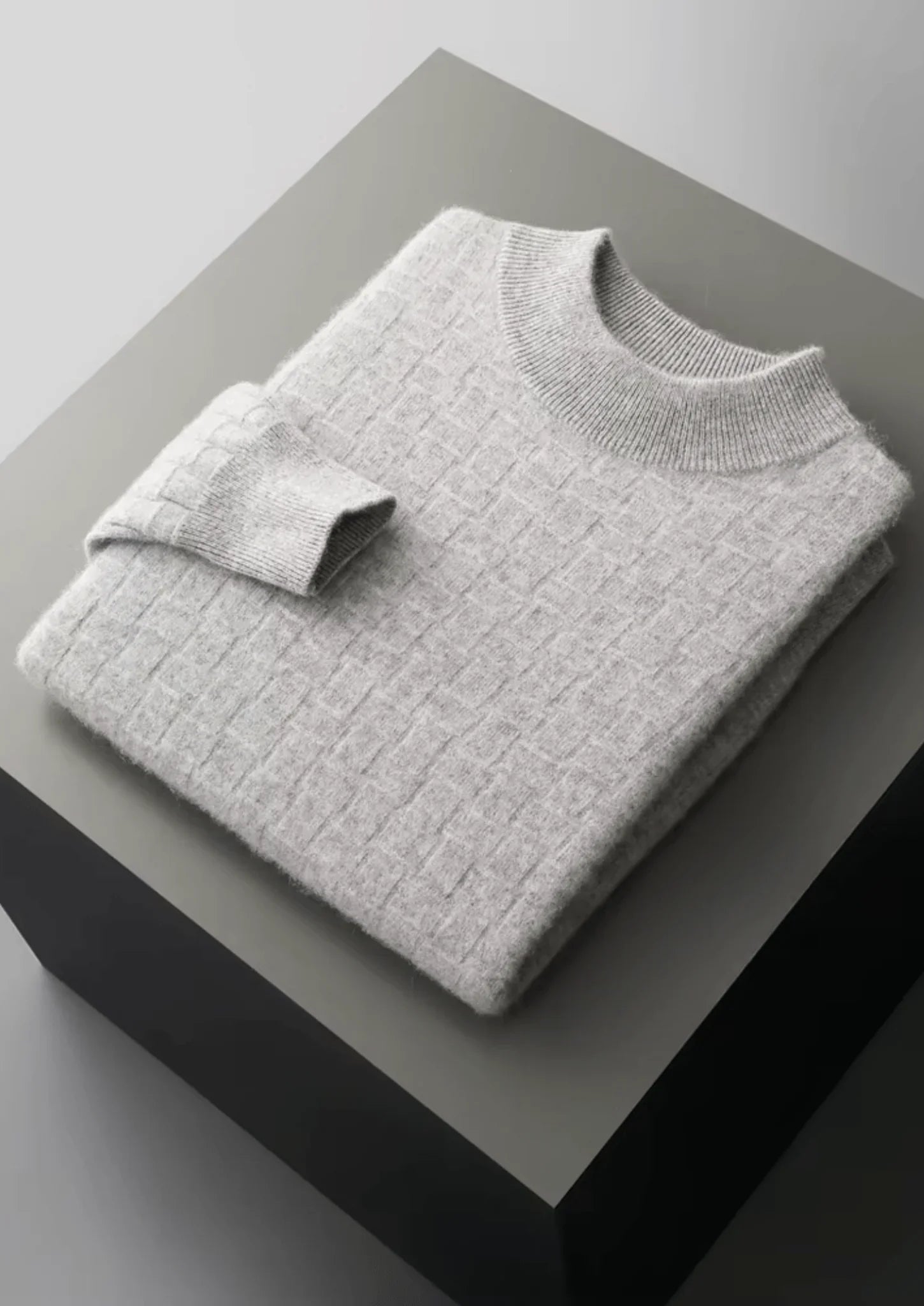 Saf Ekstra İnce Merino Yünü Dokulu Polo Yaka - Martin Milano