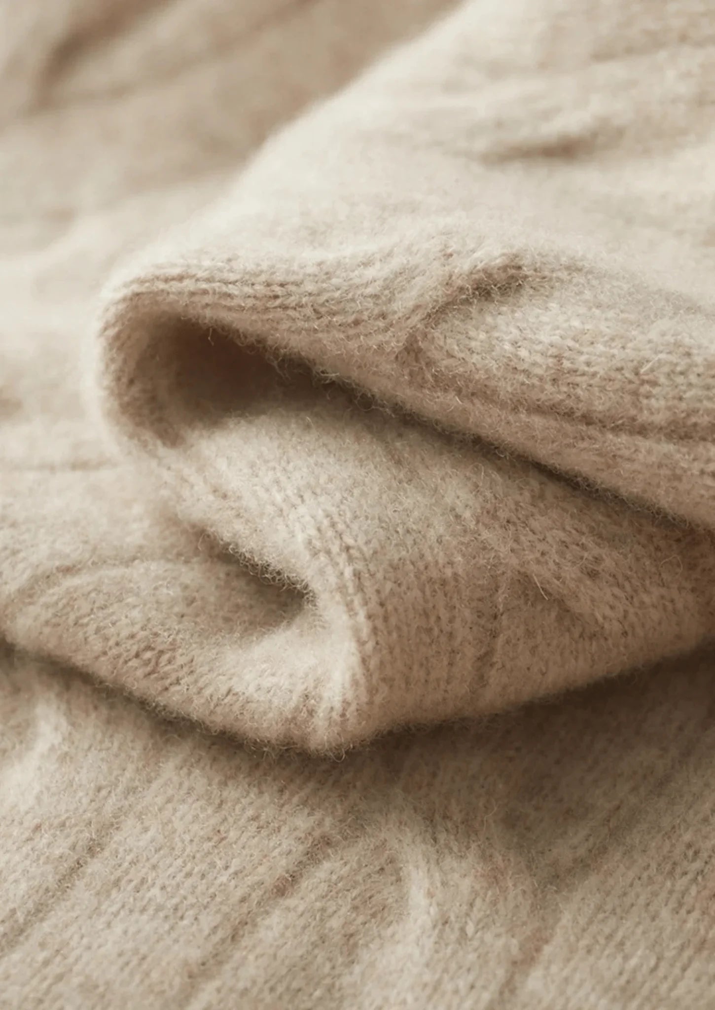 Saf Ekstra İnce Merino Yünü Örgü Yarım Fermuarlı Kazak - Martin Milano