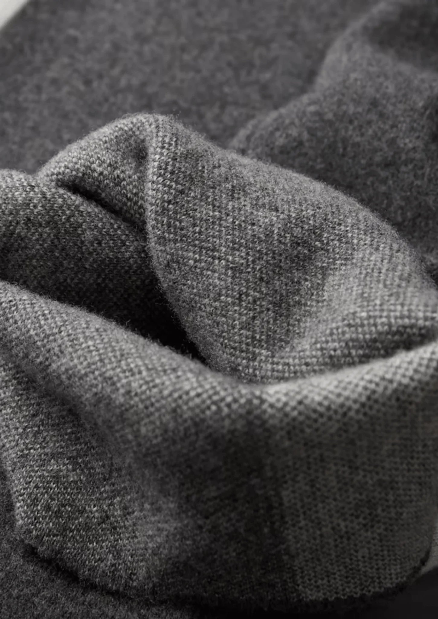 Saf Ekstra İnce Merino Yünü Oversize Pantolon - Martin Milano