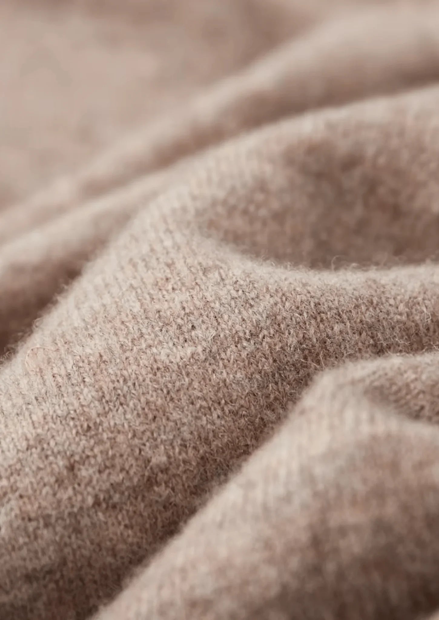 Saf Ekstra İnce Merino Yünü Relax Hoodie - Martin Milano