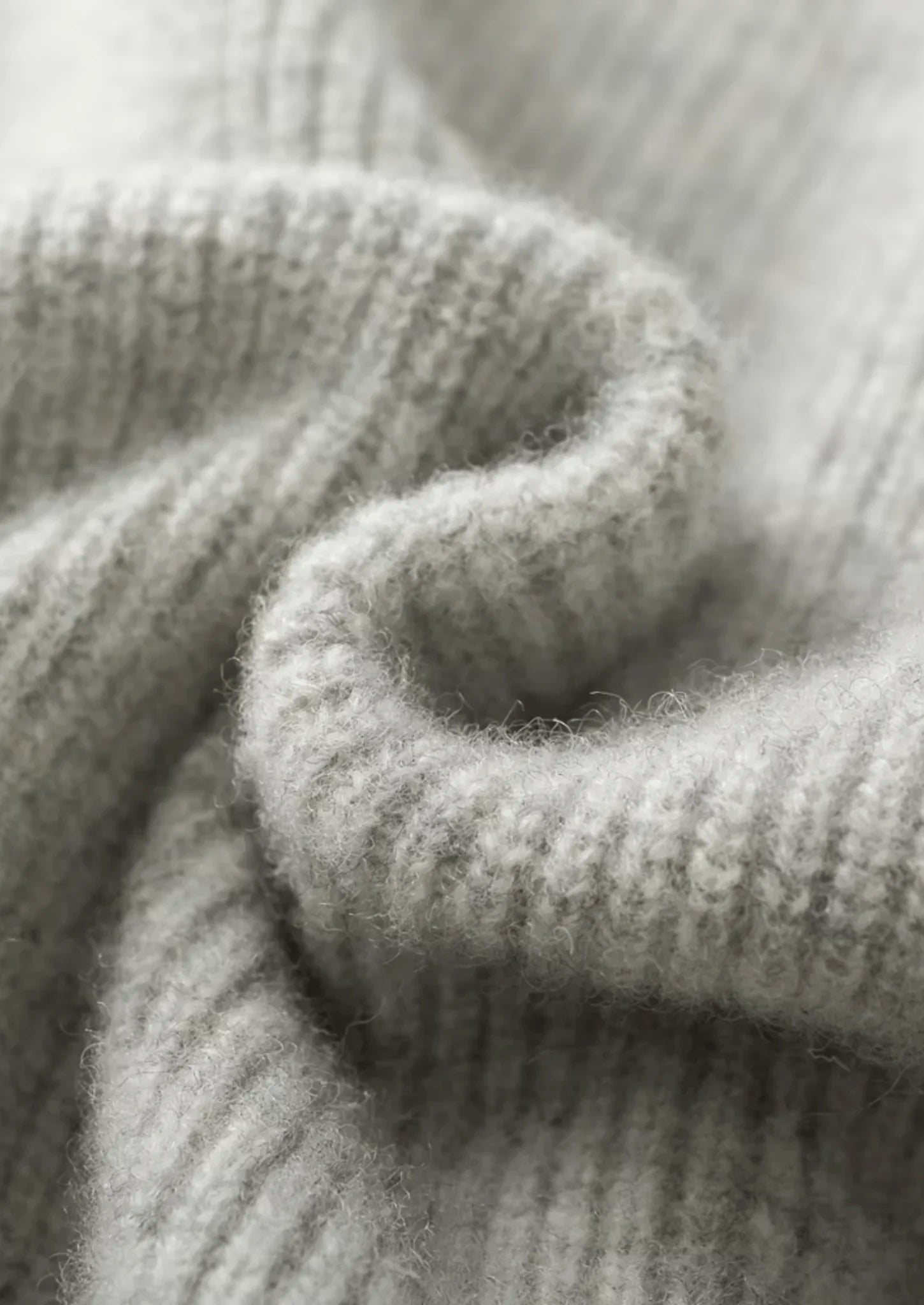 Saf Ekstra İnce Merino Yünü Ribanalı Fermuarlı Kapüşonlu - Martin Milano