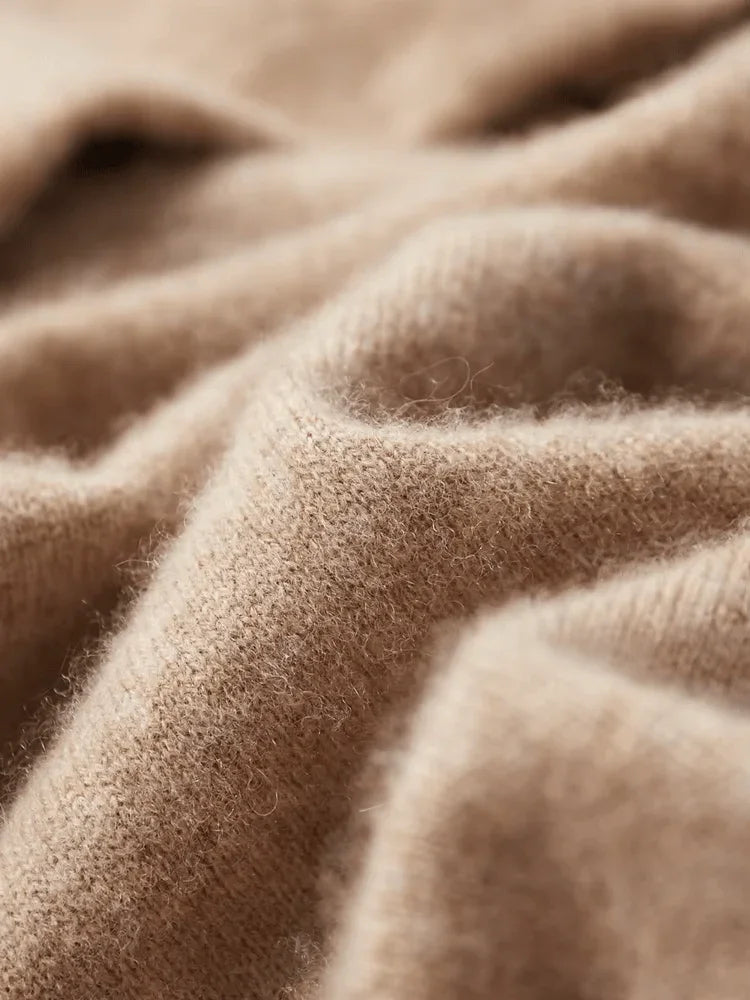 Saf Ekstra İnce Merino Yünü Soketli Kapüşonlu - Martin Milano