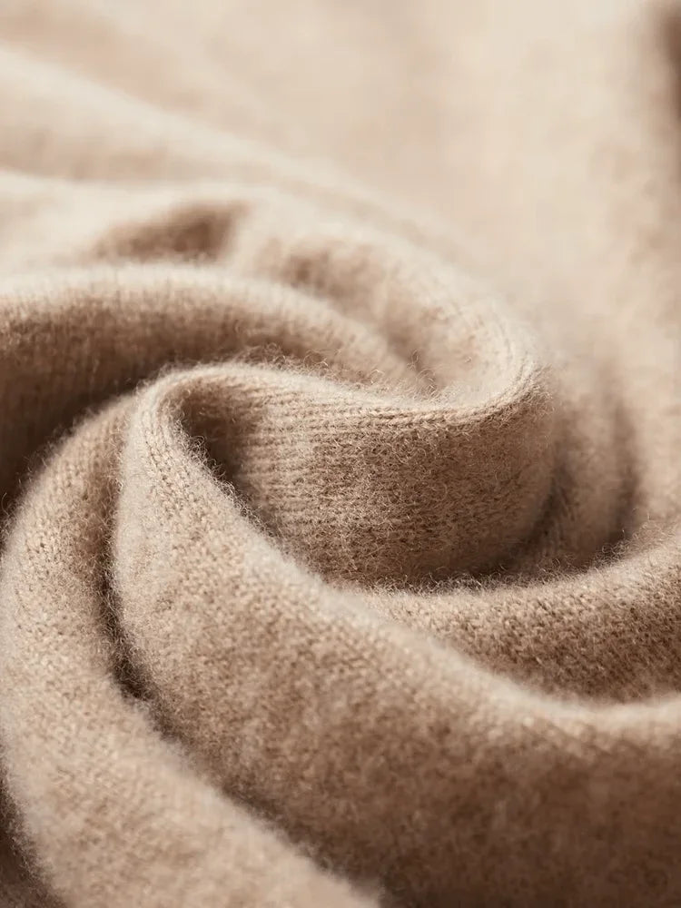 Saf Ekstra İnce Merino Yünü Soketli Kapüşonlu - Martin Milano