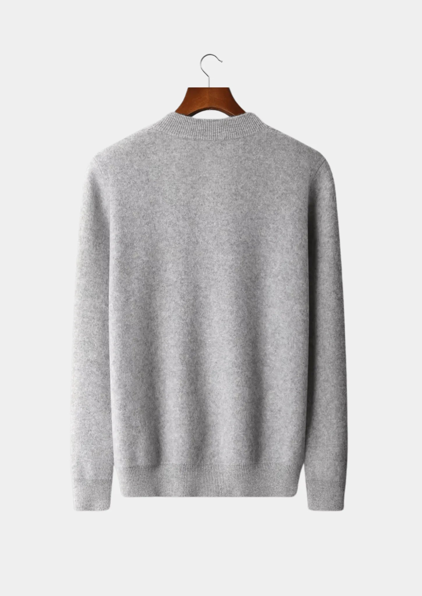 Saf Ekstra İnce Merino Yünü V Yaka Hırka - Martin Milano