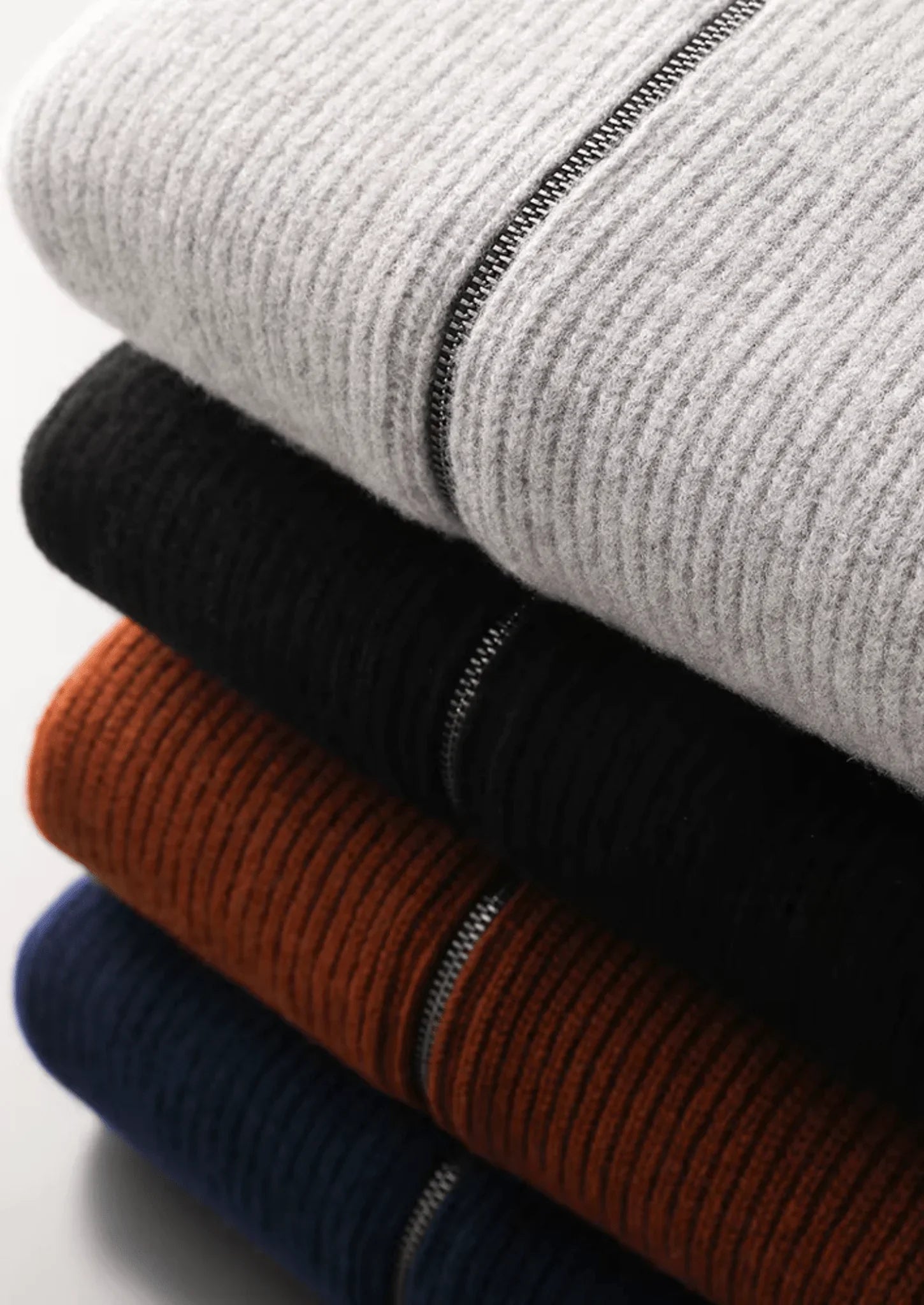 Saf Ekstra İnce Merinos Yünü Ribanalı Hırka - Martin Milano