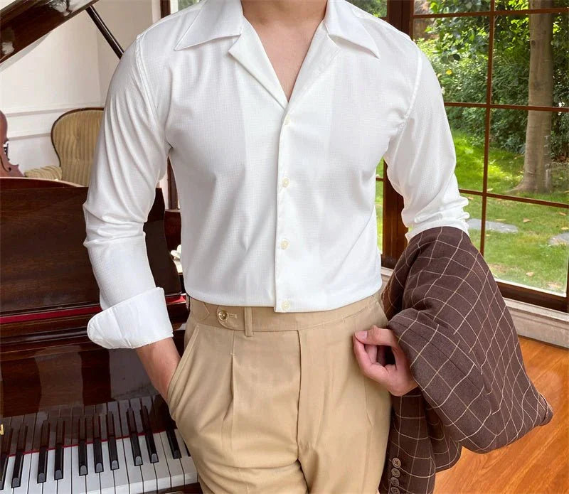 Saint Jean Küba Yaka Bambu Shirt - Martin Milano