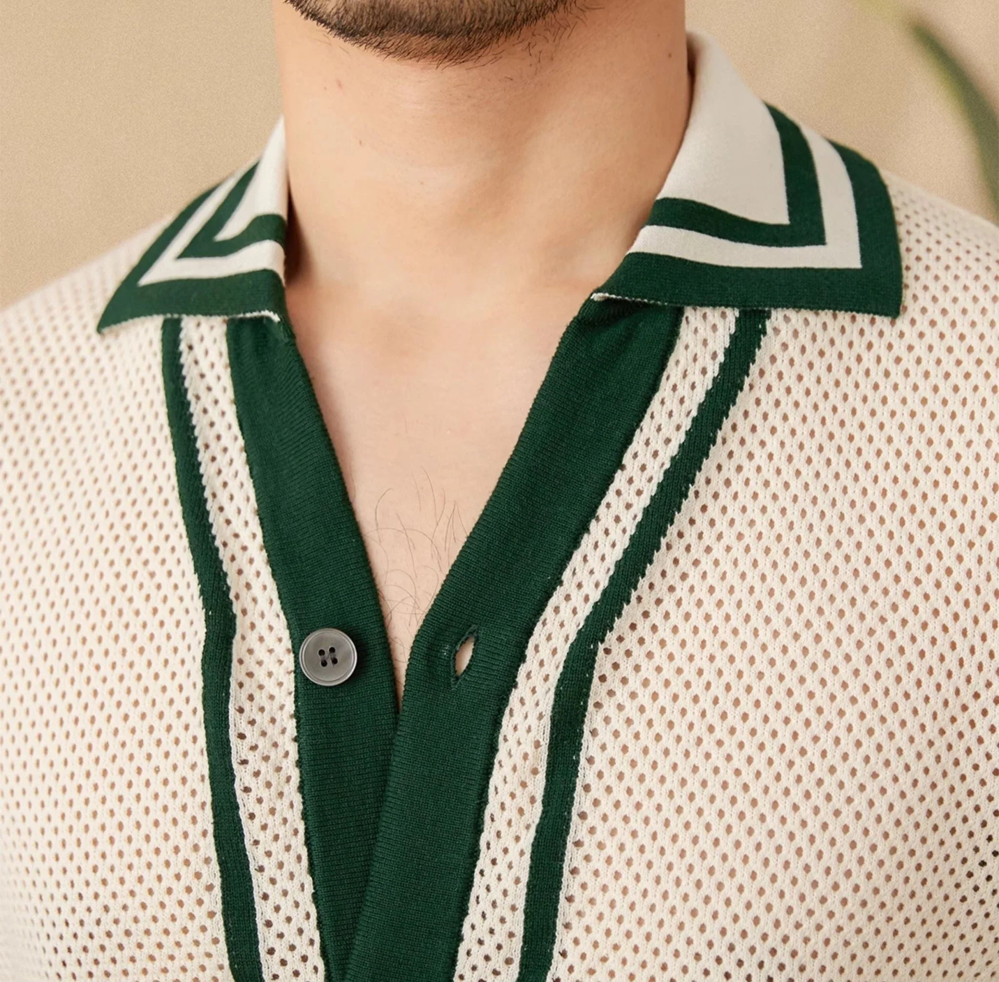 Usta Dokuma Kontrast Kısa Kollu Gömlek - Martin Milano