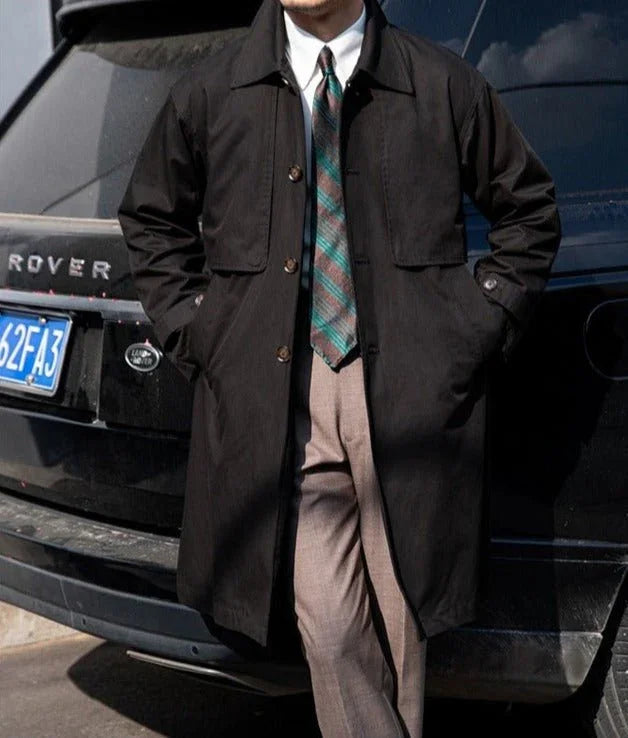 Vintage Bourbon Pamuklu Trençkot - Martin Milano