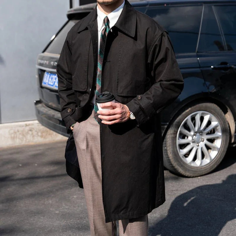 Vintage Bourbon Pamuklu Trençkot - Martin Milano